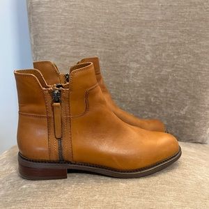 FRANCO SARTO cognac ankle boots